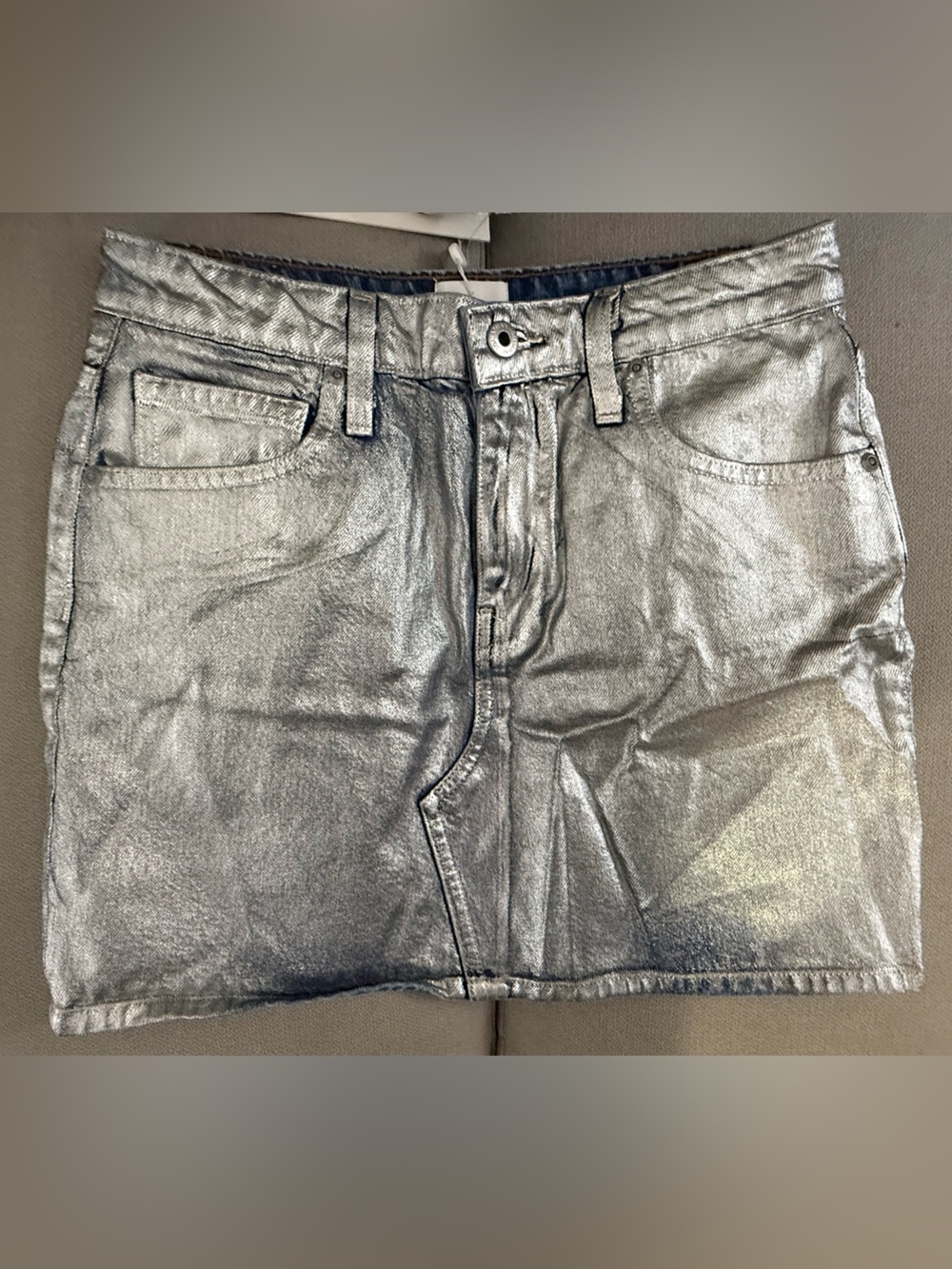 Jonathan Simkhai Silver Metallic Foil Jeans size 26 - NWT - $295